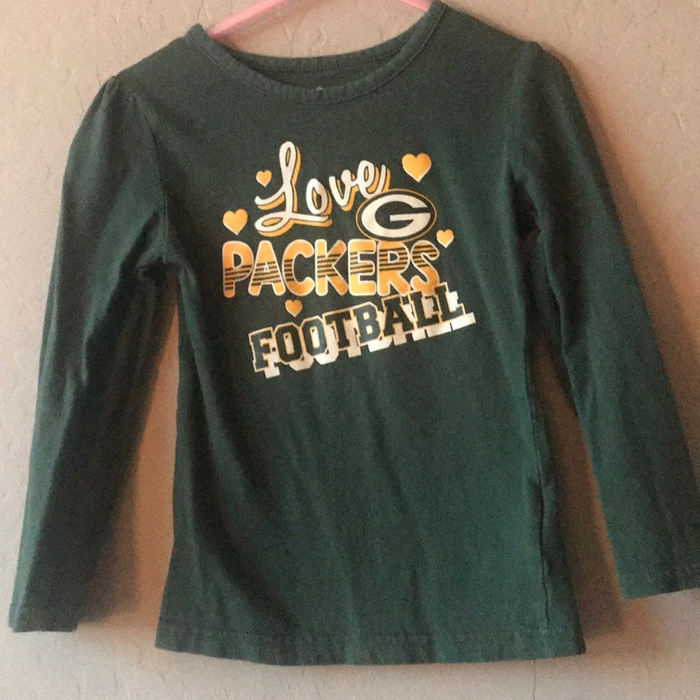 ((Quantity 2))Size 4T Greenbay Packer Shirt